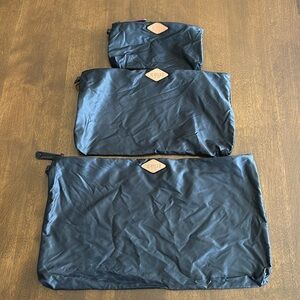 MZ Wallace Set of  3 pouches black